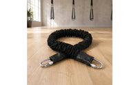 Padded Suspension Mind-Body Practice Resistance Band Textile-Covered-Covered Hanging Band Metal Carabiners Exercise Equipment Reinforced Ends