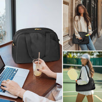 Pickleball Bag Multi-Way Carry Tennis Tote Bag Portable Tennis Racket Tote for Men, Women, Fitness