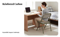 Foldable Backrest Chair Foldable Design Household Furniture Space-Saving Portable Seat for Students, Office Workers, Bedroom, Small Areas, Kitchen