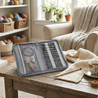 Complete Interchangeable Circular Knitting Zippered Circular Knitting Set Portable Lightweight for Crafters, Travel
