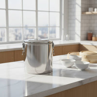 Stainless Steel Insulated Barrel Portable Large Capacity Thermal Container Professional Hot and Cold Food Container Long-Lasting