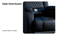 Reclinable Reclining Gaming Sofa Adjustable rearrest Multi-Position Recliner Heavily Cushioned Lounge Chair Ergonomic Design for video game enthusiasts, Internet Cafe Owners, Movie aficionados, Game Room, Bedroom, Home Theater