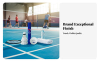 12 Pieces Long-Lasting Badminton Shuttlecock High Quality Feathers Duck Feather Shuttlecock Accurate Flight for Athletes, Beginners