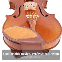 Violin Shoulder Rest Comfortable Soft Violin Shoulder Pad Non-Slip Soft Chinrest Cushion for Violinists, Music Students, Orchestra, Performances, Home