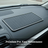 Car Dashboard Non-Slip Mat Universal Fit Anti-Slip Dashboard Mat Easy Installation Multifunctional Car Gadget Tray for Commuters, Women, Trucks, SUVs