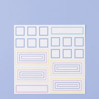 Decorative Tape for Crafts Planner Decorating, Skinny Washi for Journal Decoration, Geometric Border Students