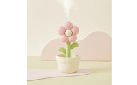 Flower-Shaped Humidifier Decorative Mist Maker Compact for Desk