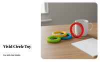 4 Pieces Sensory Bracelet Set Stretchable Wearable Stretchable Bracelet Soft Silicone Spiky Wristband Toy for Adults, School, Office, Travel