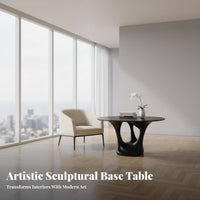 Modern aesthetic Sculptural Ribbon Table Nordic Aesthetic Living Room Furniture Artistic Design shiny Finish for Interior Designers, Homeowners, Apartment Dwellers, display Flat, Reception Hall, Lounge Area, Bedroom