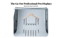 Invisible Garment Hanger Long-Lasting Telescopic Photo Display Hanger Invisible Dress Form Strong Load-Bearing Lightweight Silver for Photography
