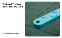 Indoor/Outdoor Use Sensory Training Balance Path Improves Physical Skills Modular Balance Beam Set Develops Coordination Kids Stepping Stones and Beams Non-Slip Surface for Preschoolers, Toddlers, Kindergarten, Daycare, Playroom
