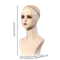 Mannequin Bust Form Smooth Female Mannequin Head Realistic