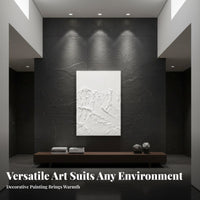 Easy to Hang Wabi-Sabi Wall Decor Lightweight 3D Textured Painting Fade Resistant Textured Wall Art for Interior Designers, Business Owners, Office Workers, Living Room, Bedroom, Entryway, Hallway