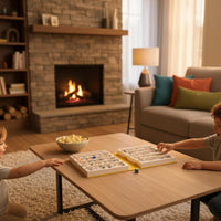 Built-in Dice Storage 3D Snakes and Ladders Game for Families