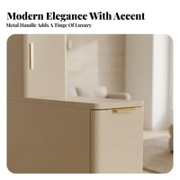 Space-Saving Rolling Slim Side Cabinet Movable Design Narrow Storage Table Large Capacity Household Furniture Multi-Tier Shelving for Apartment Dwellers, Homeowners, Students, Living Room, Bedroom, Hallway, Home Office