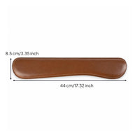 Stitched Edges PU Leather Wrist Rest Curved Keyboard Wrist Rest Ergonomic