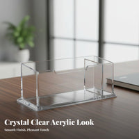 Card Holder Acrylic Clear Business Card Storage Organizer for Conference Booth
