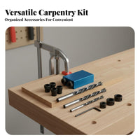 14 Pieces Precise Drilling 15 Degree Angle Drill Guide Portable 15 Degree Joint Angle Tool High Precision for Woodworkers, Furniture Making