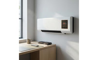 Digital Display Wall-Mounted Electric Heater Wireless Controller Control Electric Wall Heater Air Outlet Home Heating