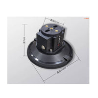 6 Inch Car Suction Camera Mount Firm Grip Electric Suction Cup Mount Portable for Photographers