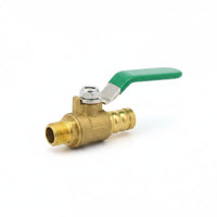 Sturdy Brass Ball Valve Heavy Duty Threaded Brass Valve Clear Thread Hose Barb Connector Easy Install for Workshop