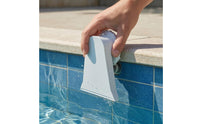Flared Top Plastic Pool Fountain Attachment Threaded Connector Angled Outlet Fountain Molded Water Feature Easy Installation