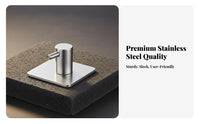 Stainless Steel Sticky Hook No Required Wall Hook Rustproof Drill Wall Hanger for Homeowners, Students