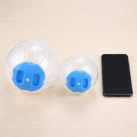 Silent Running Hamster Ball, Well Ventilated Hamster Ball with Lock, Transparent Exercise Wheel for Indoor and Outdoor Use, Random Color