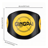 Waist Target Padded Fighting Training Target Stitched Curved Guard for Fighting Arts Trainees, Kickboxers, Strike Exercises