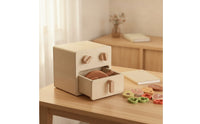 Educational Toy Air Fryer Long-Lasting Pretend Air Fryer Imaginative Wooden Play Food Set Minimalist for Children, Toddlers, Playroom, Nursery