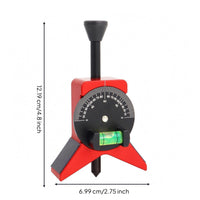 Angle Scale Pipe Center Locator Pointed Tips Pipe Centering Tool Side Pads