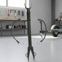 Outboard Motor Support Bracket Curved Cradle Outboard Motor Stand Coil Spring Boat Engine Support Bracket
