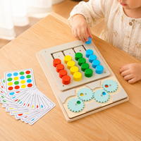 Wooden Puzzle for Kids Ages 4 to 6, Preschool Educational Material, Educational Game for Dexterity