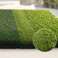 Indoor Outdoor Golf Hitting Mat Driving Range Practice Mat with Tee Holder