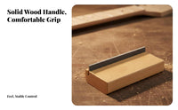 Olive Wood Body Guitar Fret Bevel File 2-in-1 Fret Bevel File for DIY Enthusiasts, Guitarists