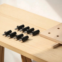 Plastic Flexible Central Axis Door Pin Furniture Connector Multi-Directional Cabinet Fitting
