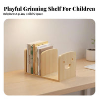 upright Book Rack Space-Saving Desktop Organizer Minimalist aesthetic for Book Holder
