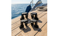 4 Pieces Boat Fender Clips Hangers for Rail Compact Guard Clip One-Piece Hardware for Boats