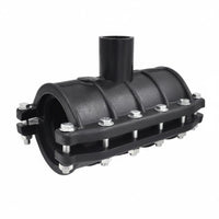Quick Repair Tube Connector Pressure Resistant Bolted Tube Coupling Thickened Material Leak Repair Saddle Clamp