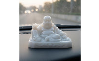 Maitreya Buddha Statue Rectangular Base Buddha Ornament Gift Idea Home Decoration for Tea Pet Display