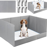 Amazon Hot Selling Foldable Leak-Proof Raised Pet Toilet Portable Cat Litter Box Fence