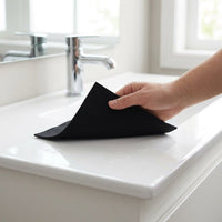 Extra-fine Microfibre Cloth for Glass and Kitchen Cleaning, High Absorption Home Essentials Lintless and Streakless Cleaning Cloth, 1pc