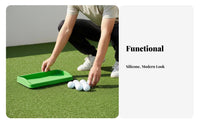 Large Capacity Silicone Golf Ball Box Long-Lasting Golf Practice Ball Holder Flexible for Golfers, Beginners, Backyard