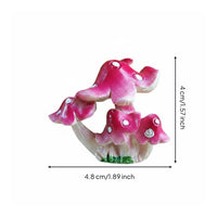 Realistic Simulation Potted Plant Fungus Decor Vibrant Colors House Decoration for Aquarium Aquarium, Balcony