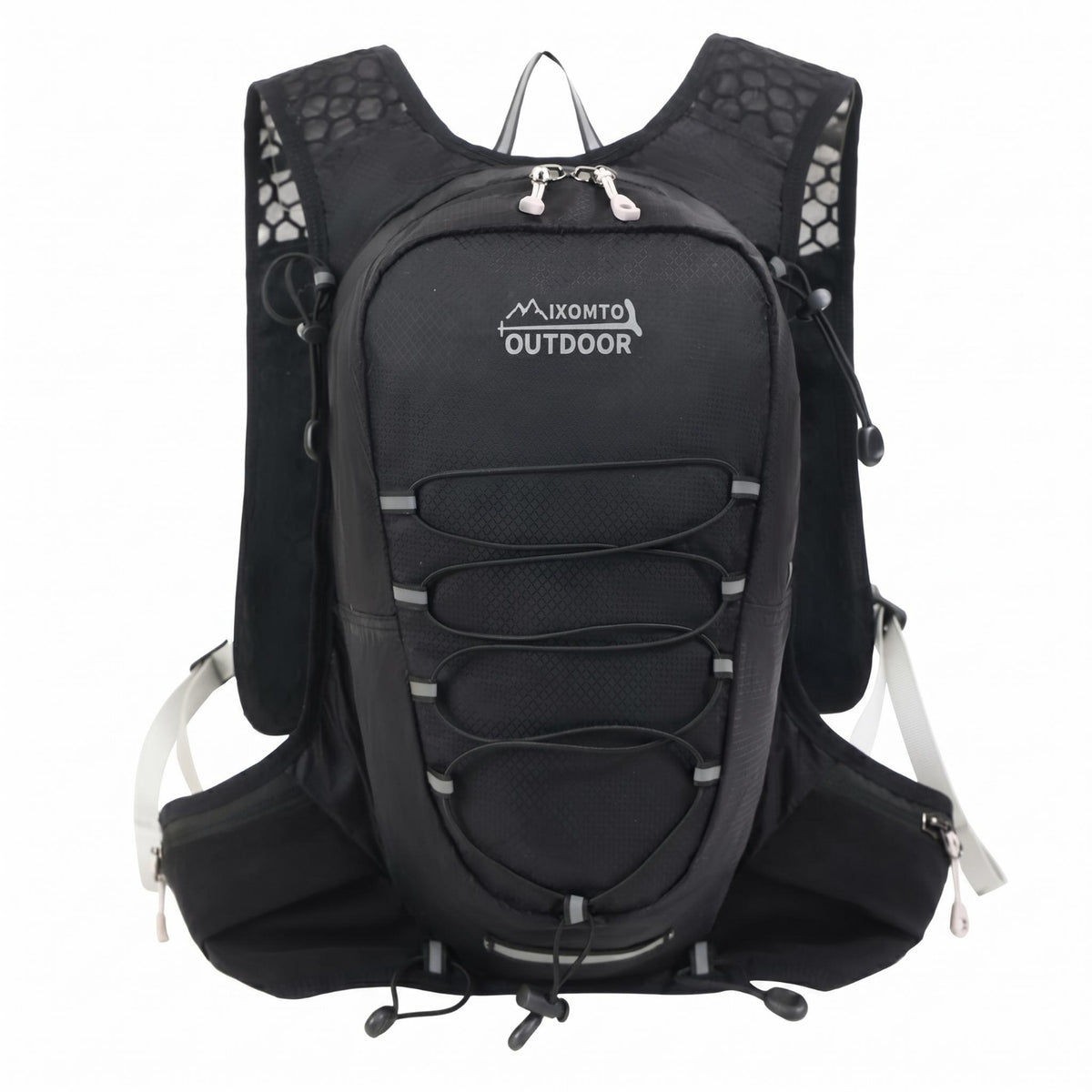 Breathable Trail Running Backpack 3D Mesh Ventilated Running Pack Lightweight Hydration Backpack Nylon for Hiking, Mountain Climbing, Cycling
