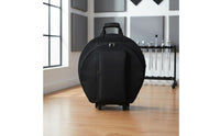 Wheeled 22 Inch Cymbal Bag Portable Rolling Cymbal Bag Easy to Storage Gear Music Gear Heavy-Duty for Drummers, Travel, Stage