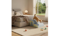 Soft Dog Stairs Non-Slip Soft Pet Steps Foam Dog Ramp Lightweight Foam Pet Steps Scuff Resistant for Elderly Animals, Sofa Entry