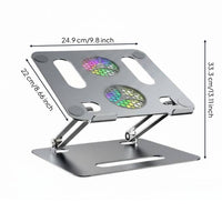 Cooling Laptop Stand Heat Dissipation Aluminum Laptop Stand Sturdy Computer Accessory for Desk, Travel