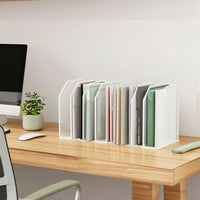 Detachable Mesh Organizer with Seven Sections Upright Vertical File Sorter Metal Mesh File Folder Stand Modern for Professionals