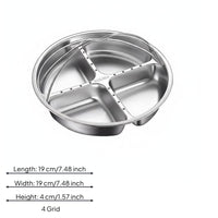 Integrated Lifting Handle Rice Cooker Steam Tray Raised Rim Stainless Steel Steam Tray Polished Silver Rice Cooker Steamer Insert Odorless